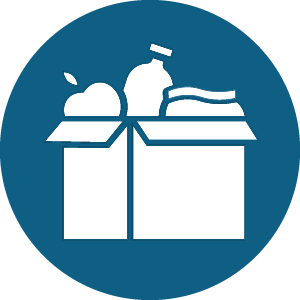 box of groceries icon