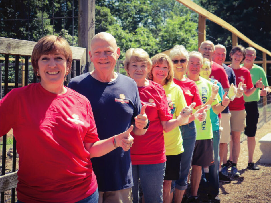 Group of Harvesters Volunteers