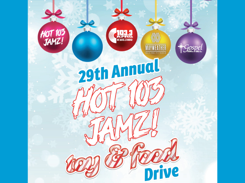 Hot 103 Jamz Toy and Food Drive