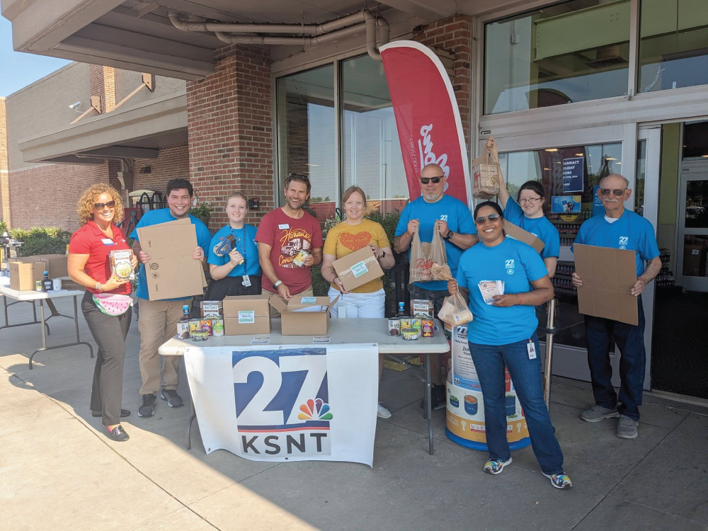KSNT Food Drive